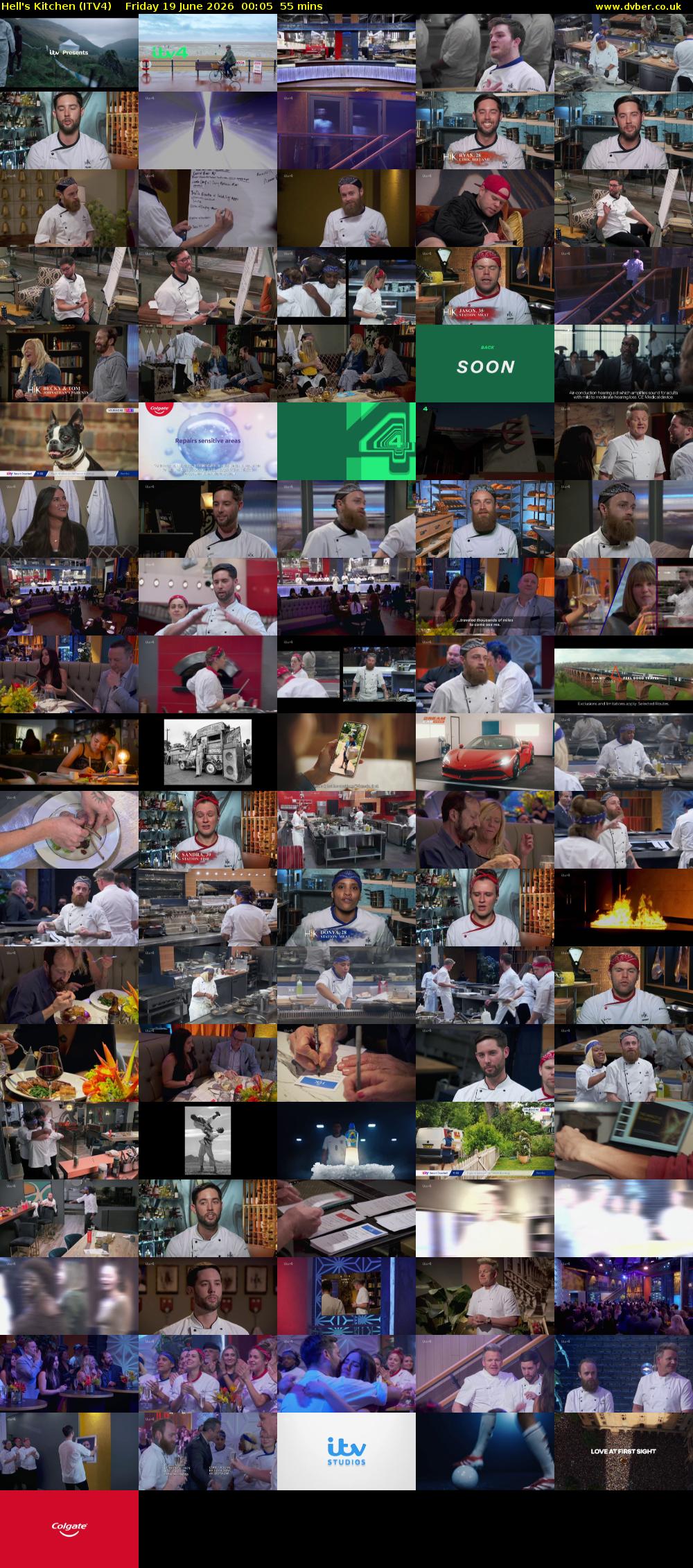 Hell's Kitchen (ITV4) Friday 19 June 2026 00:05 - 01:00
