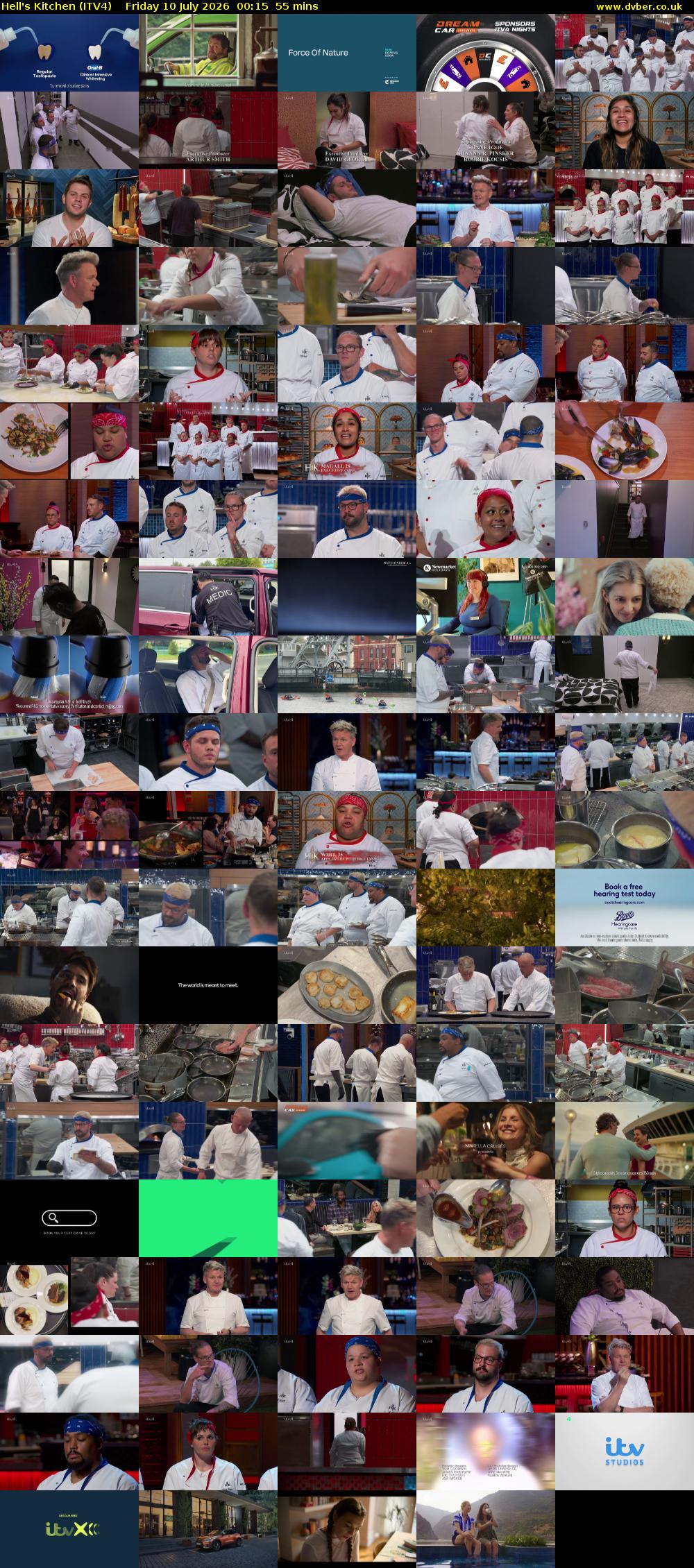 Hell's Kitchen (ITV4) Friday 10 July 2026 00:15 - 01:10