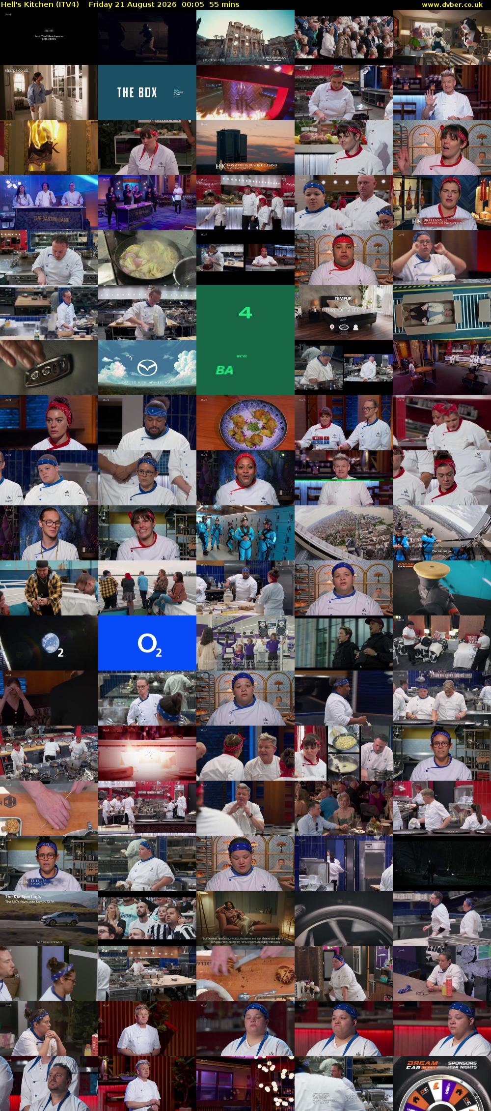 Hell's Kitchen (ITV4) Friday 21 August 2026 00:05 - 01:00