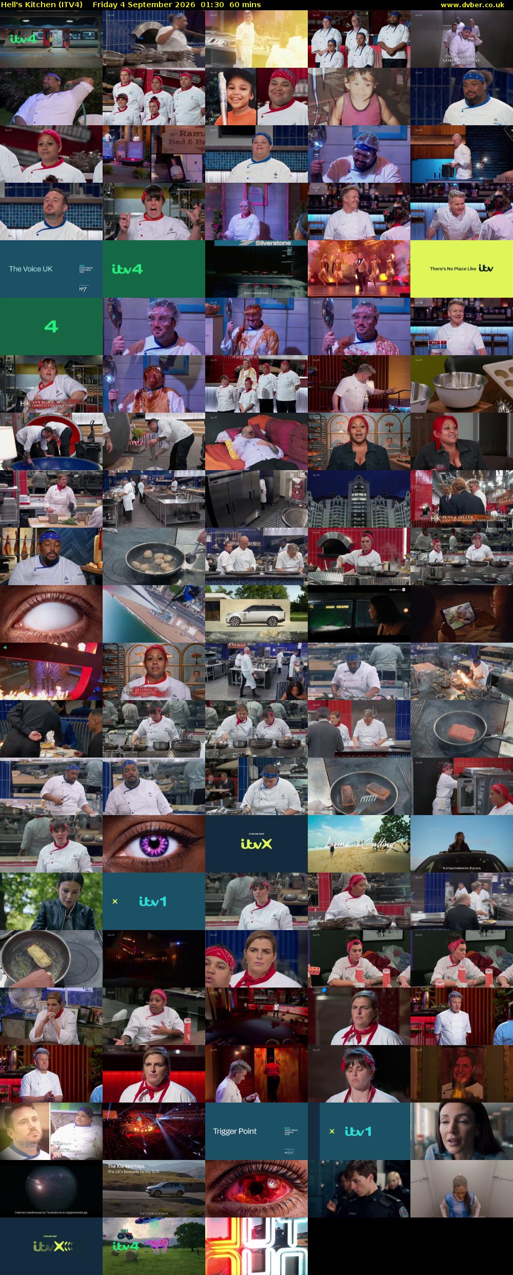 Hell's Kitchen (ITV4) Friday 4 September 2026 01:30 - 02:30