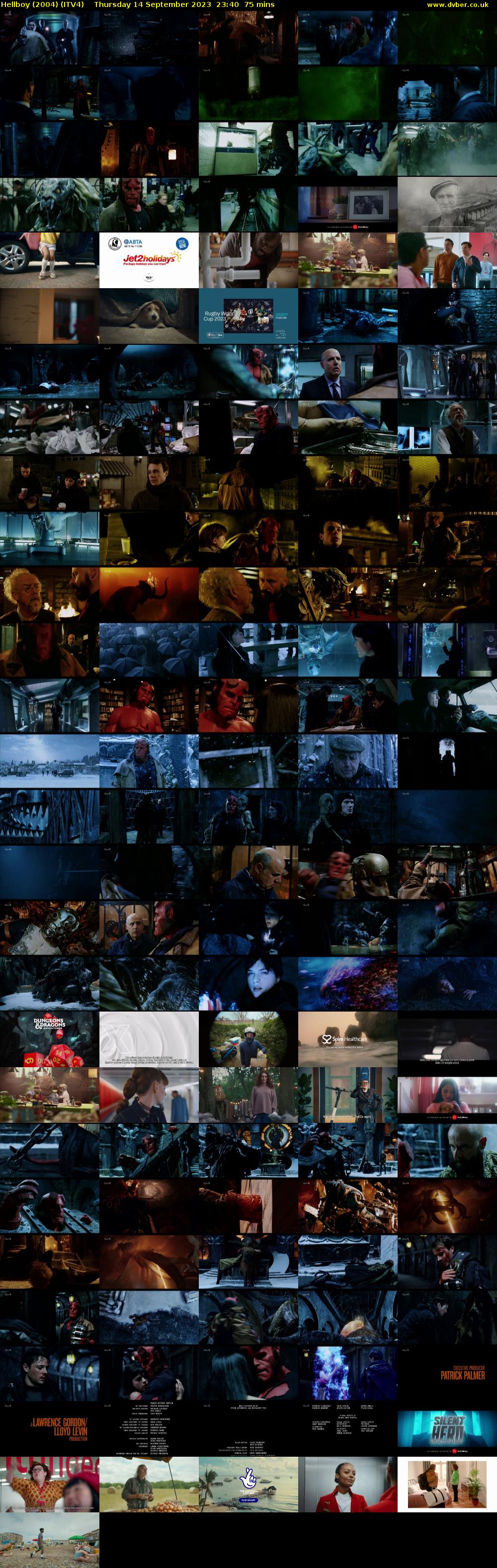 Hellboy (2004) (ITV4) Thursday 14 September 2023 23:40 - 00:55