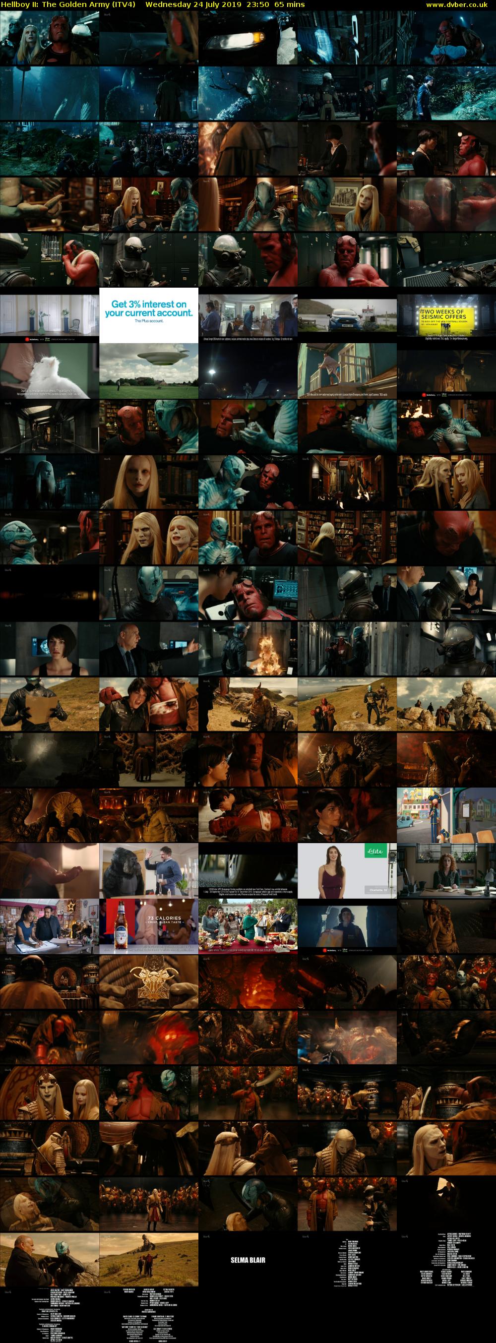 Hellboy II: The Golden Army (ITV4) Wednesday 24 July 2019 23:50 - 00:55