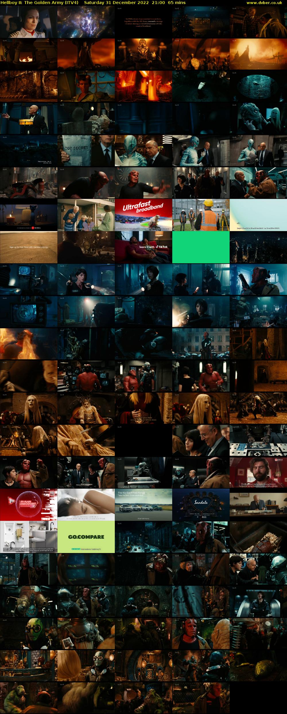 Hellboy II: The Golden Army (ITV4) Saturday 31 December 2022 21:00 - 22:05
