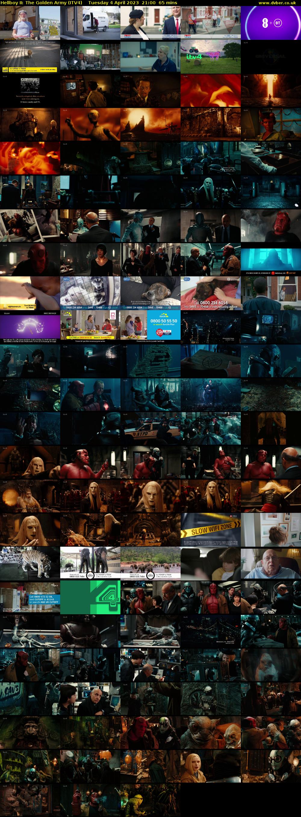 Hellboy II: The Golden Army (ITV4) Tuesday 4 April 2023 21:00 - 22:05