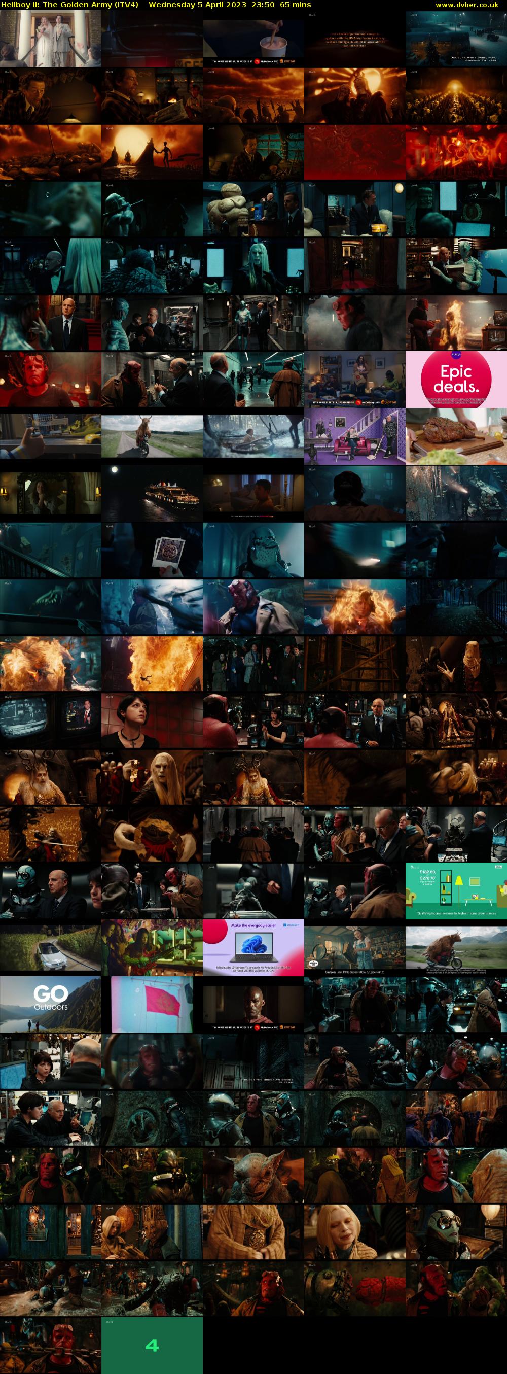 Hellboy II: The Golden Army (ITV4) Wednesday 5 April 2023 23:50 - 00:55