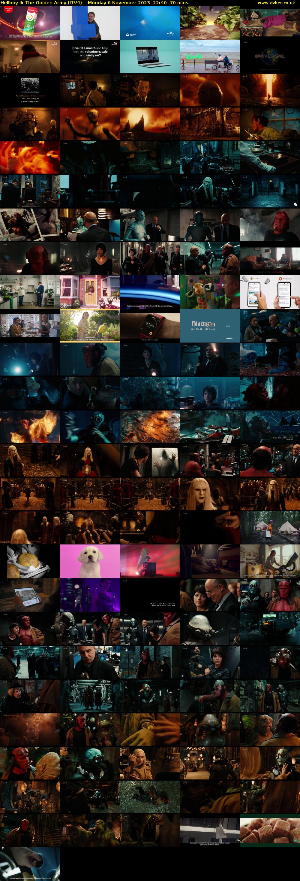Hellboy II: The Golden Army (ITV4) Monday 6 November 2023 22:40 - 23:50