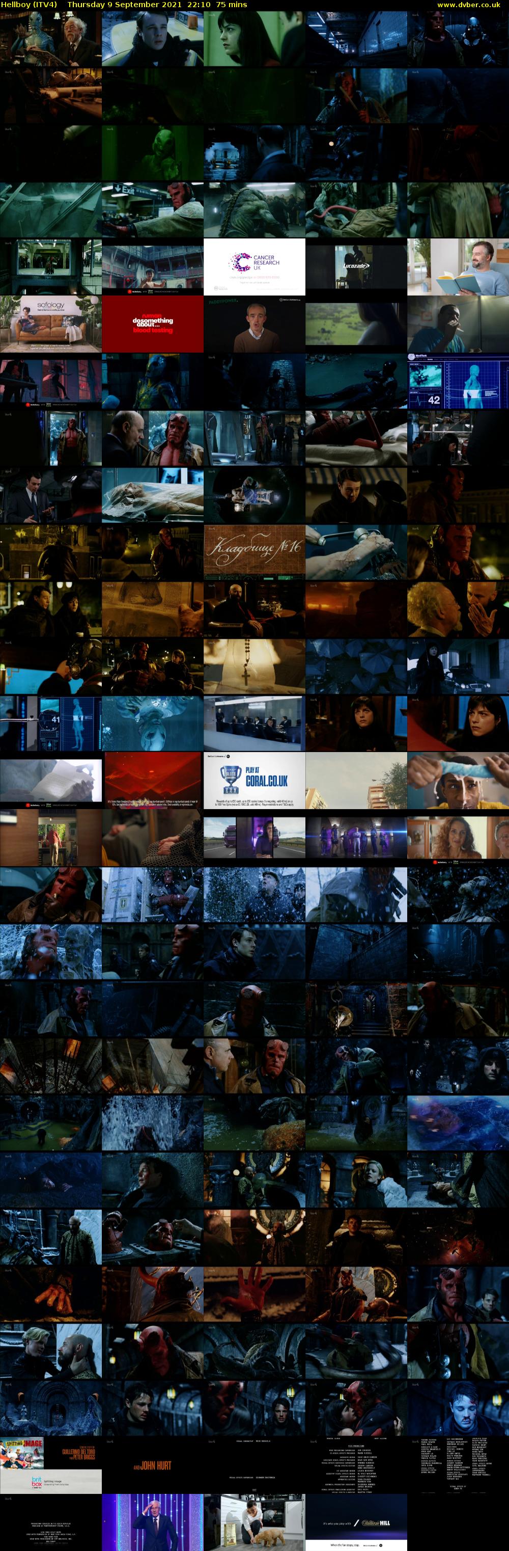 Hellboy (ITV4) Thursday 9 September 2021 22:10 - 23:25