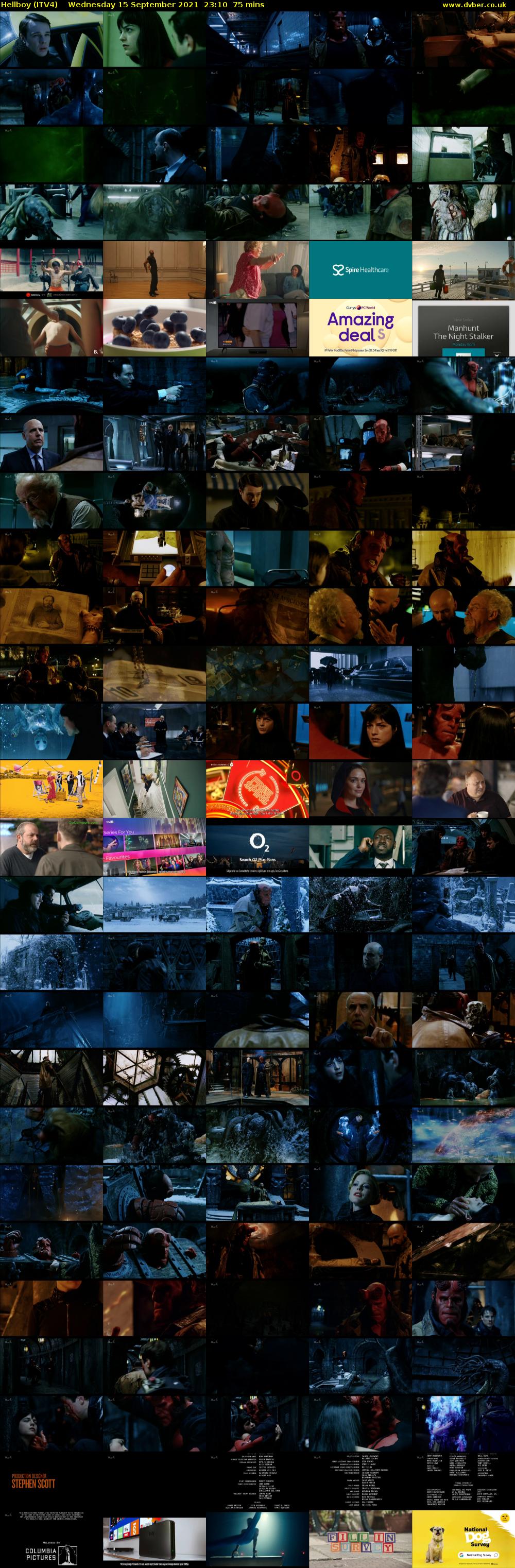 Hellboy (ITV4) Wednesday 15 September 2021 23:10 - 00:25