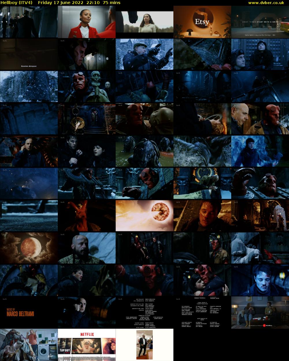 Hellboy (ITV4) Friday 17 June 2022 22:10 - 23:25