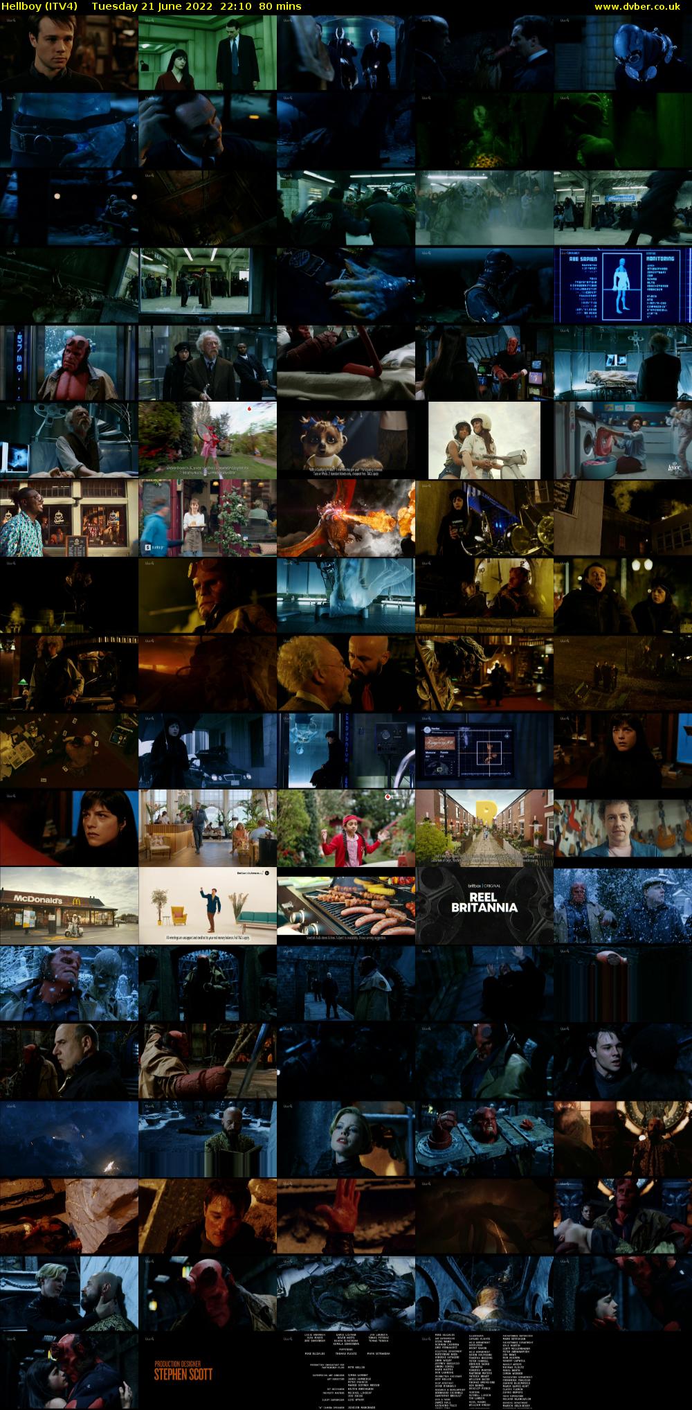 Hellboy (ITV4) Tuesday 21 June 2022 22:10 - 23:30