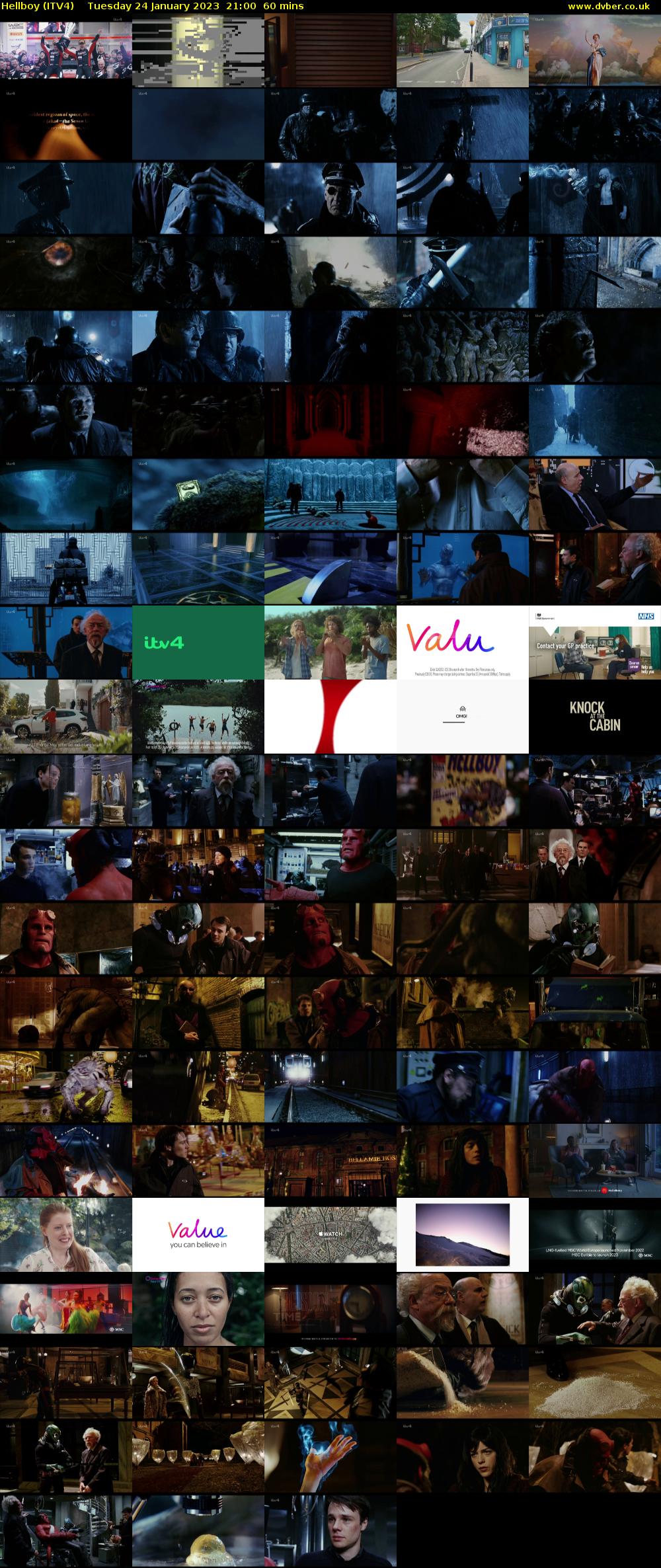 Hellboy (ITV4) Tuesday 24 January 2023 21:00 - 22:00