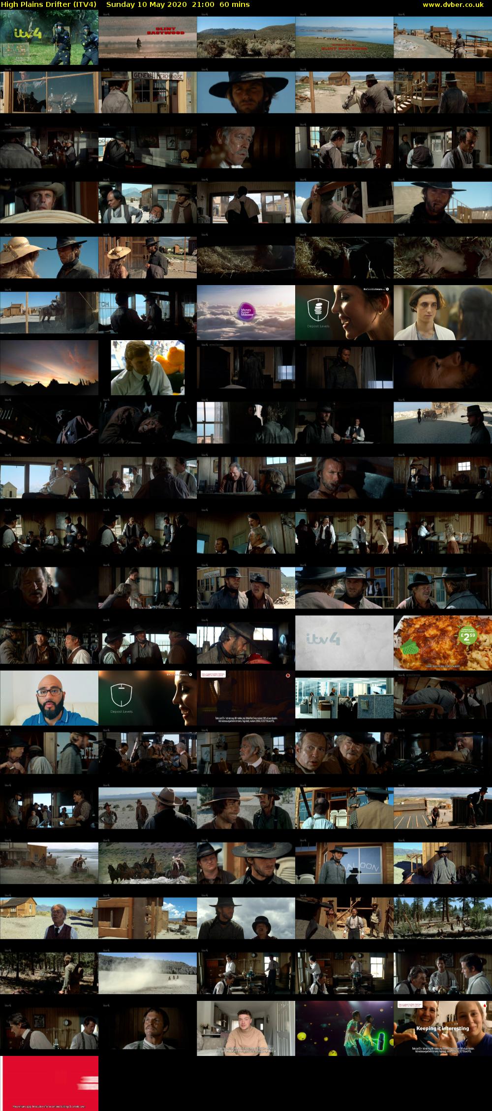 High Plains Drifter (ITV4) Sunday 10 May 2020 21:00 - 22:00