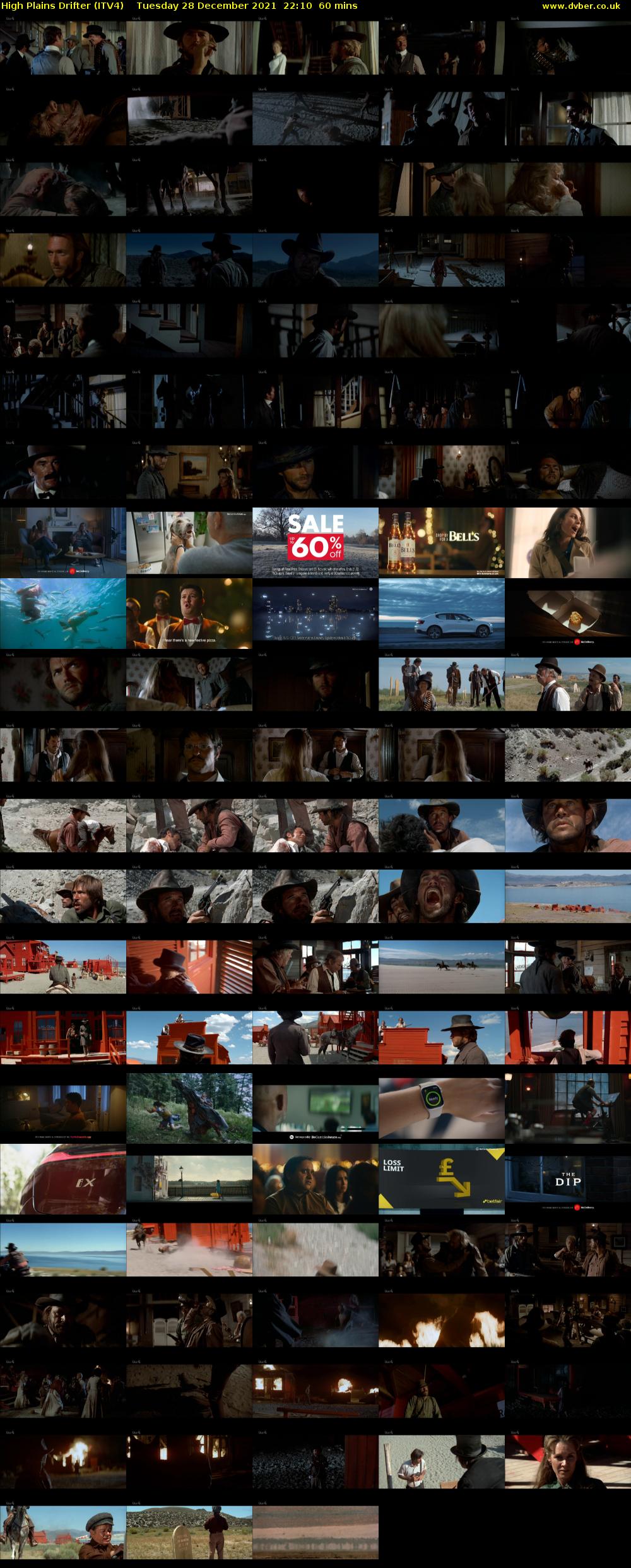 High Plains Drifter (ITV4) Tuesday 28 December 2021 22:10 - 23:10