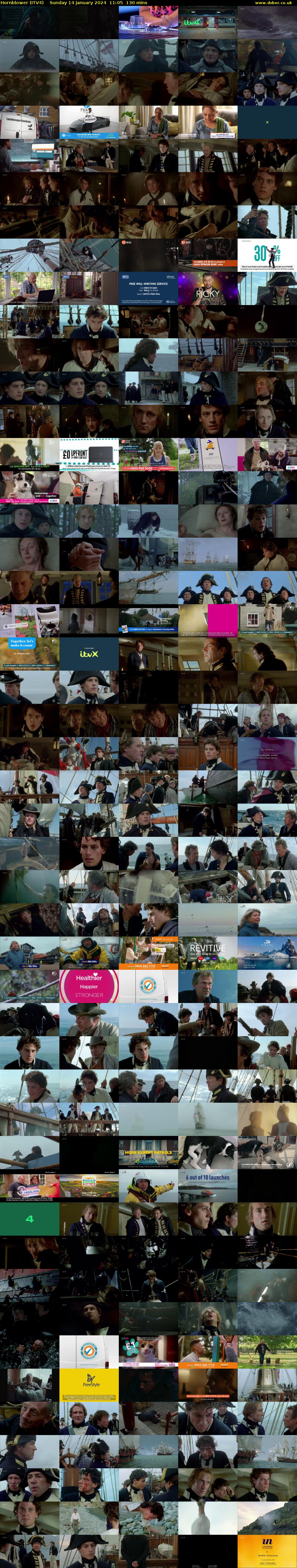 Hornblower (ITV4) Sunday 14 January 2024 11:05 - 13:15