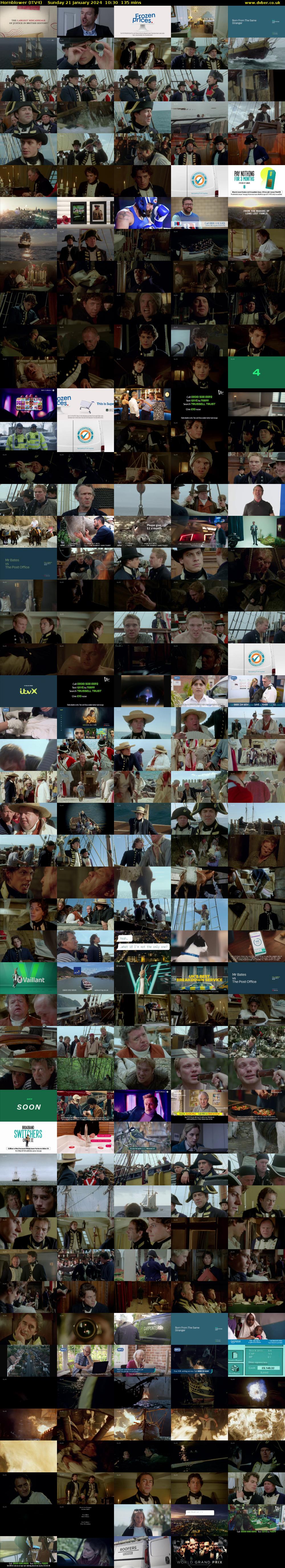 Hornblower (ITV4) Sunday 21 January 2024 10:30 - 12:45