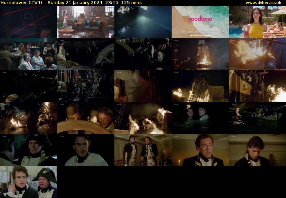 Hornblower (ITV4) Sunday 21 January 2024 23:15 - 01:20