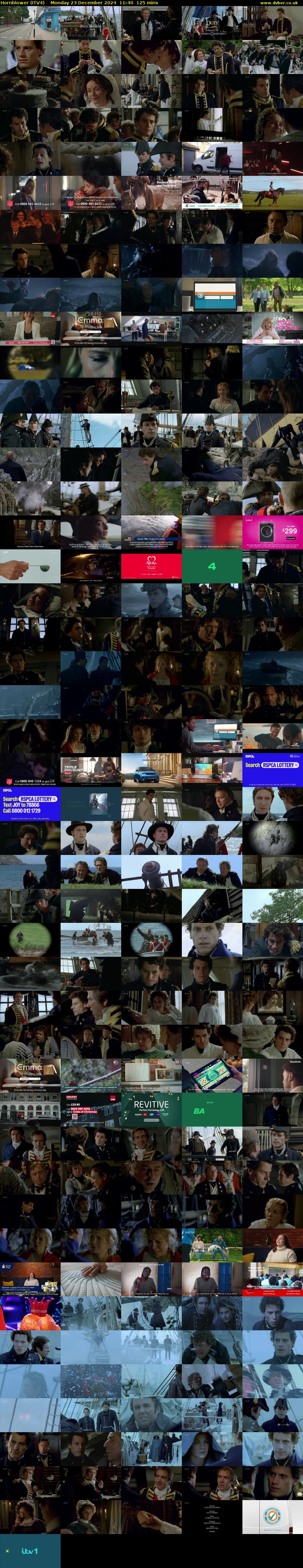 Hornblower (ITV4) Monday 23 December 2024 11:40 - 13:45