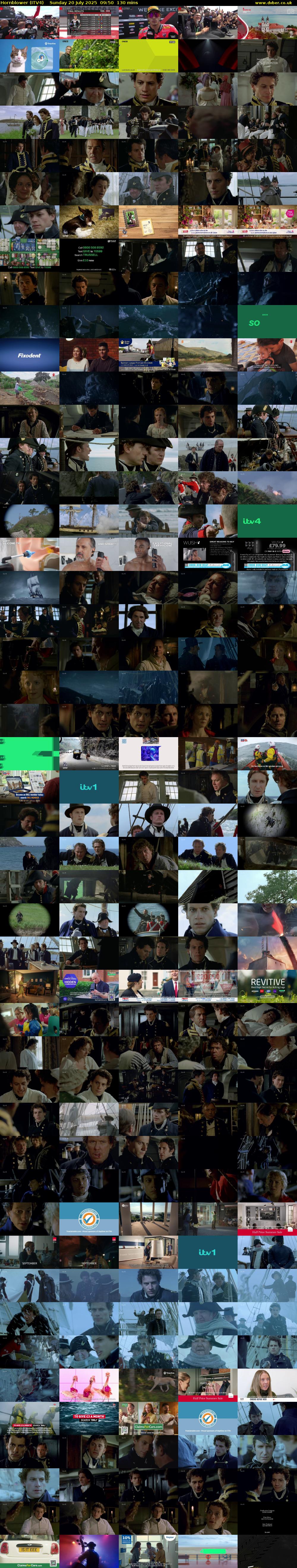Hornblower (ITV4) Sunday 20 July 2025 09:50 - 12:00