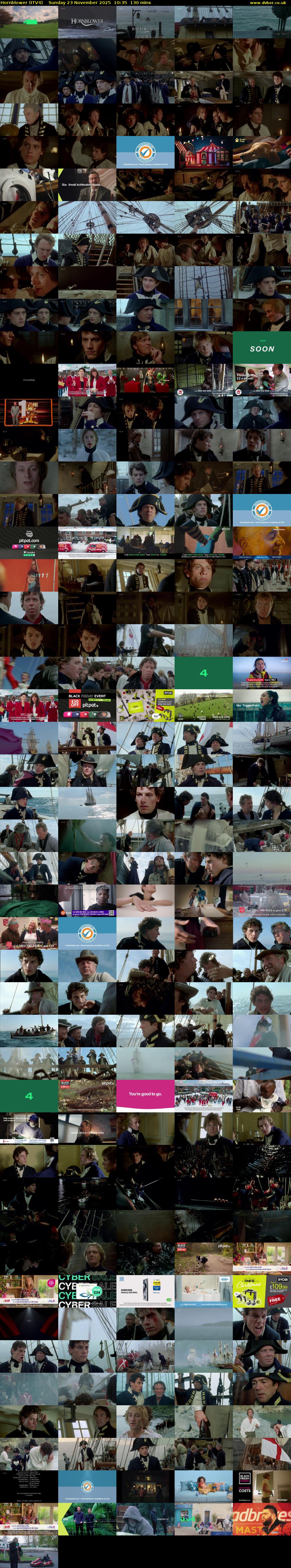 Hornblower (ITV4) Sunday 23 November 2025 10:35 - 12:45