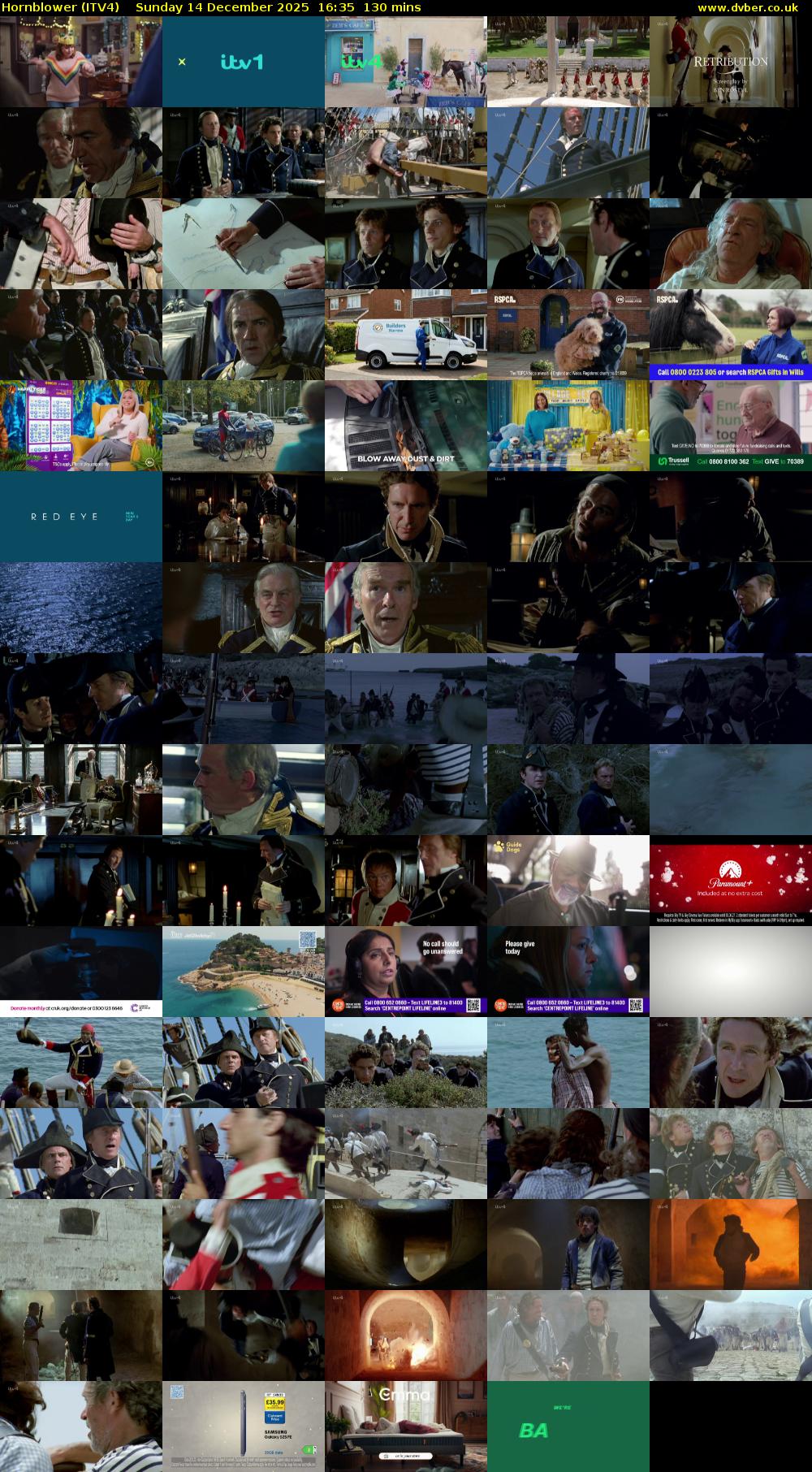 Hornblower (ITV4) Sunday 14 December 2025 16:35 - 18:45