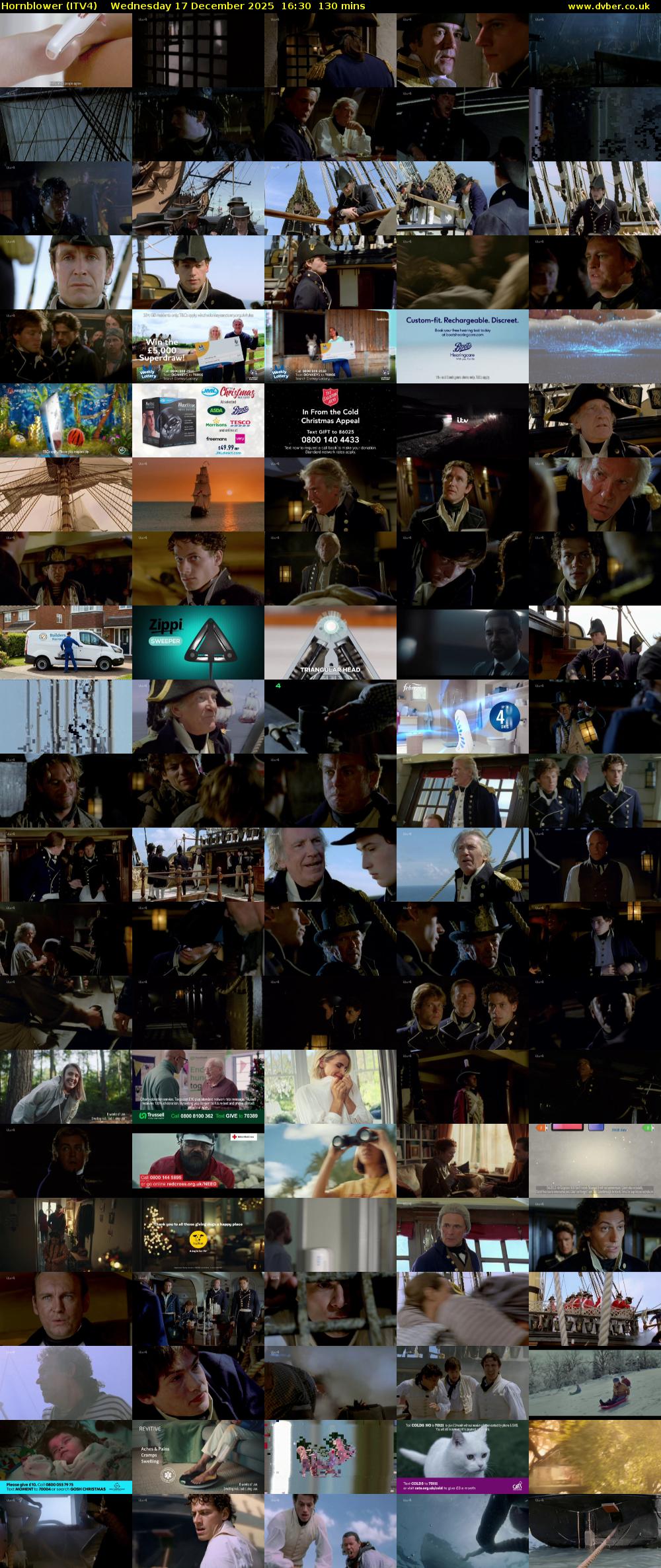 Hornblower (ITV4) Wednesday 17 December 2025 16:30 - 18:40