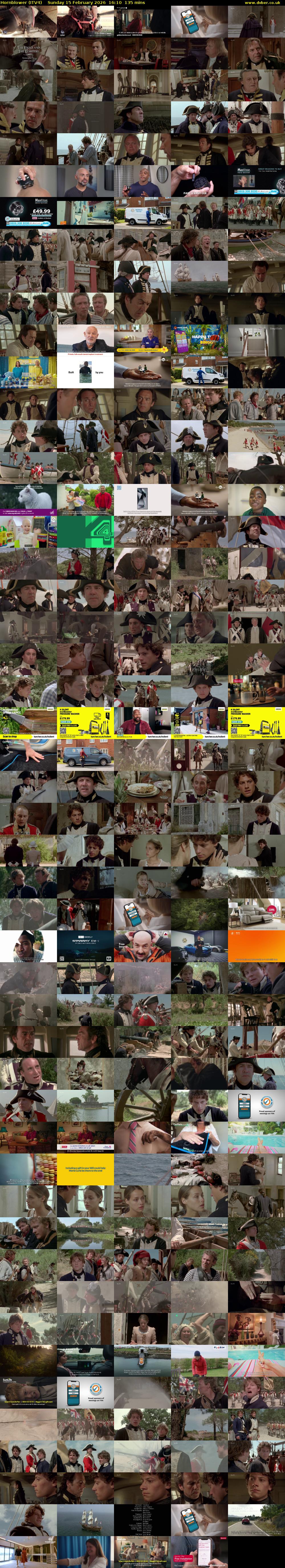 Hornblower (ITV4) Sunday 15 February 2026 16:10 - 18:25