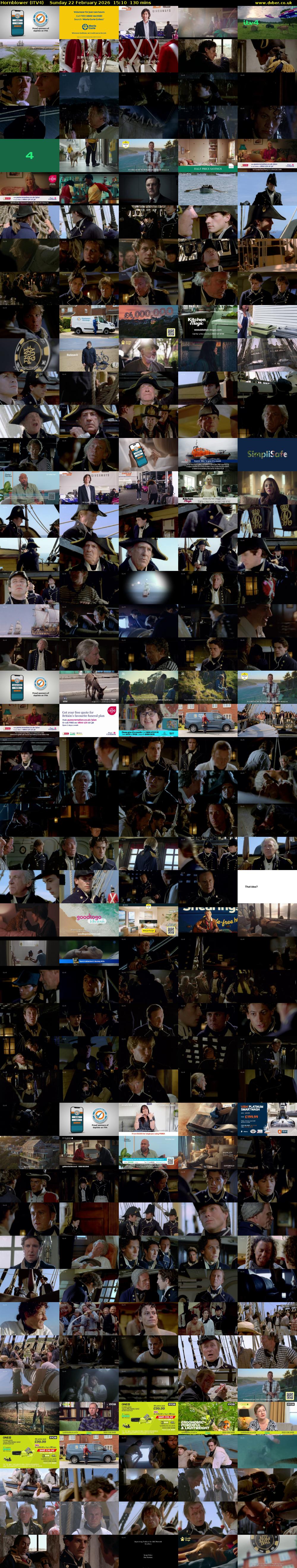 Hornblower (ITV4) Sunday 22 February 2026 15:10 - 17:20