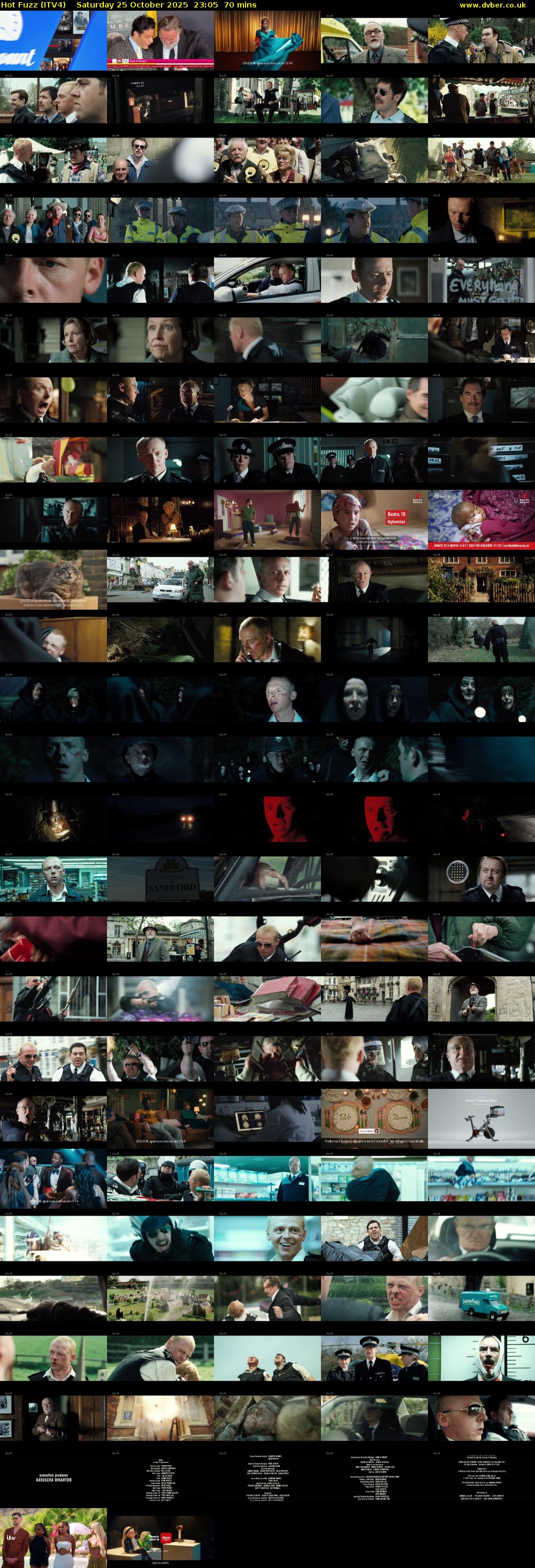 Hot Fuzz (ITV4) Saturday 25 October 2025 23:05 - 00:15