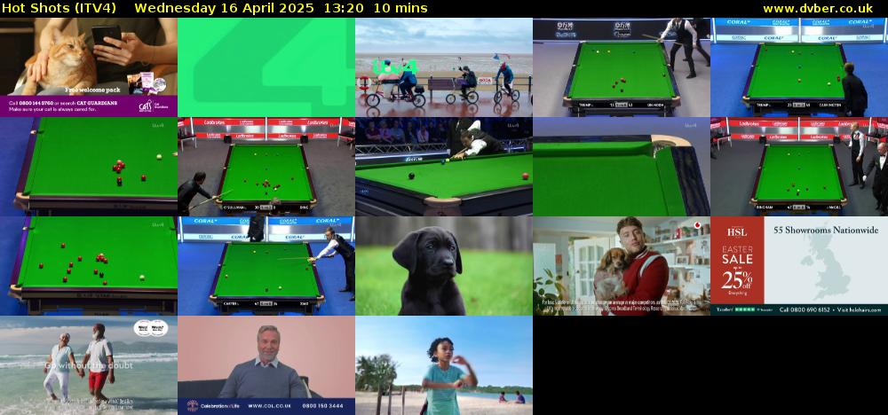 Hot Shots (ITV4) Wednesday 16 April 2025 13:20 - 13:30