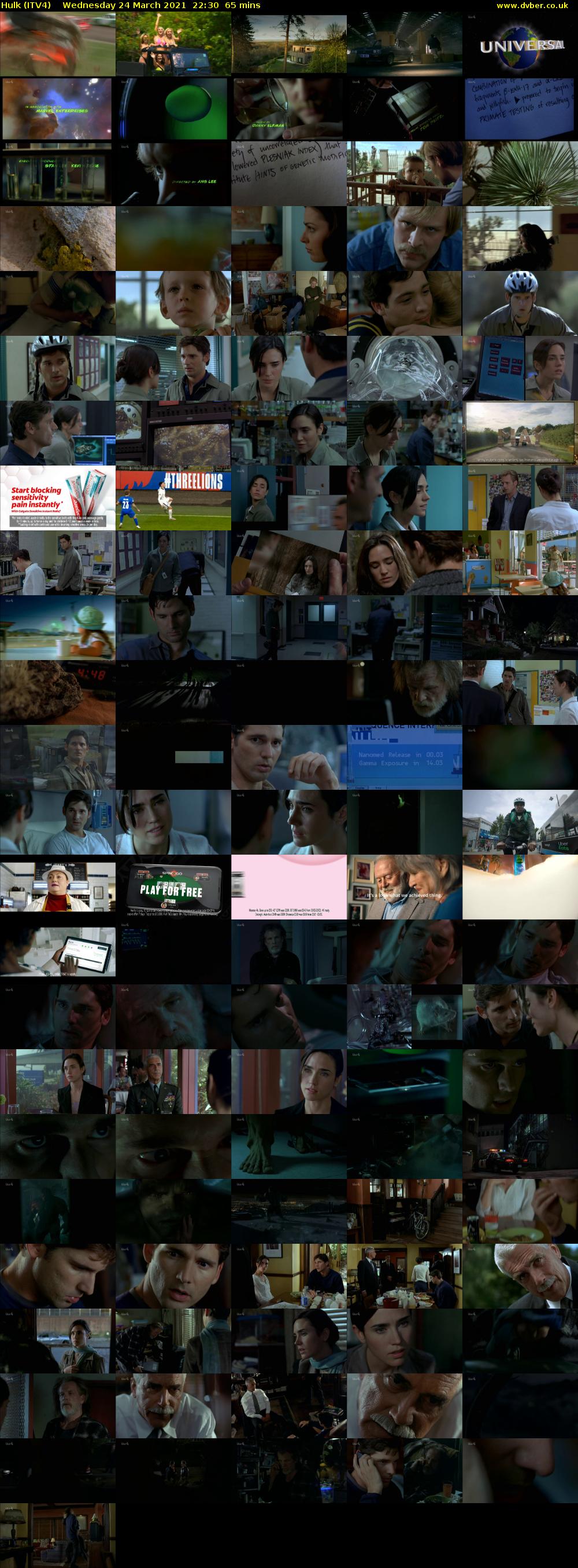 Hulk (ITV4) Wednesday 24 March 2021 22:30 - 23:35