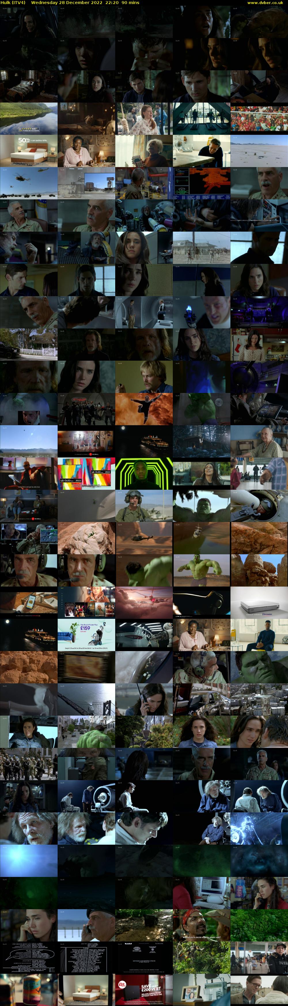 Hulk (ITV4) Wednesday 28 December 2022 22:20 - 23:50