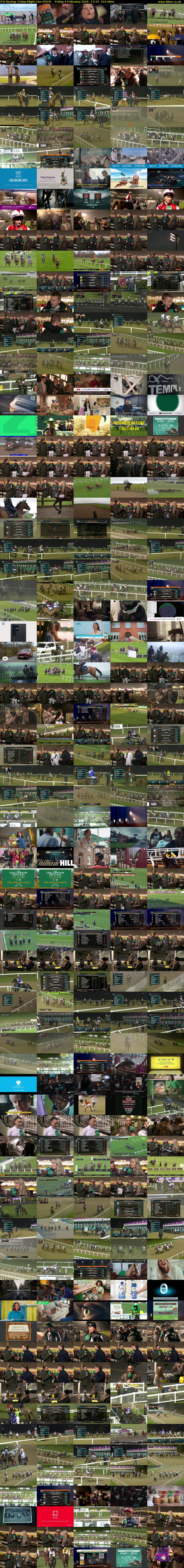 ITV Racing: Friday Night Live (ITV4) Friday 6 February 2026 17:15 - 20:45