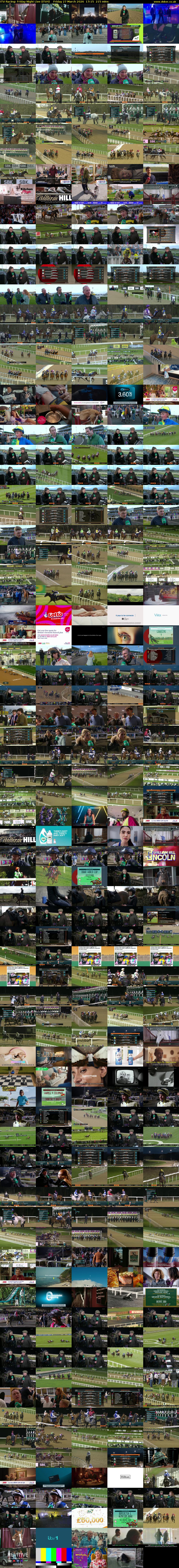 ITV Racing: Friday Night Live (ITV4) Friday 27 March 2026 17:15 - 20:50