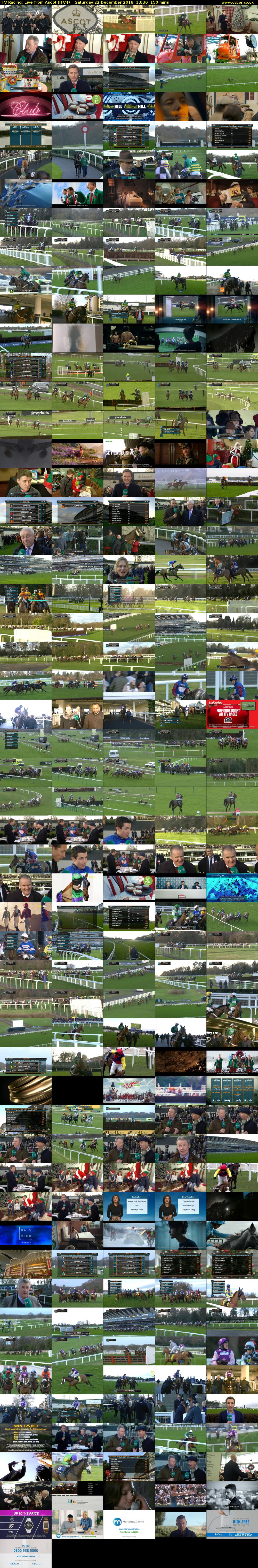 ITV Racing: Live from Ascot (ITV4) Saturday 22 December 2018 13:30 - 16:00