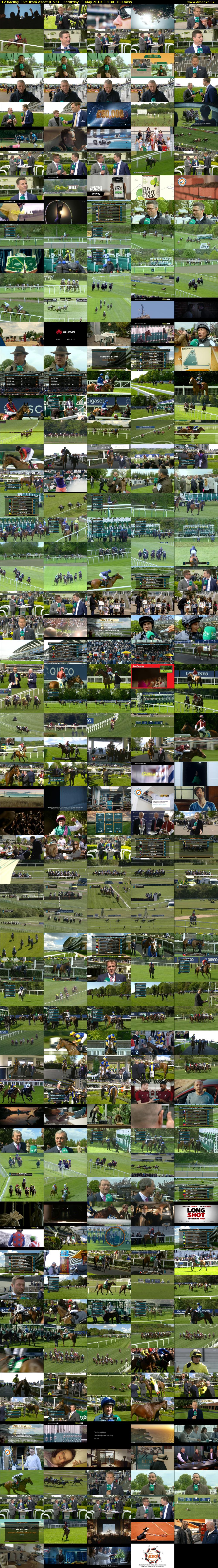 ITV Racing: Live from Ascot (ITV4) Saturday 11 May 2019 13:30 - 16:30