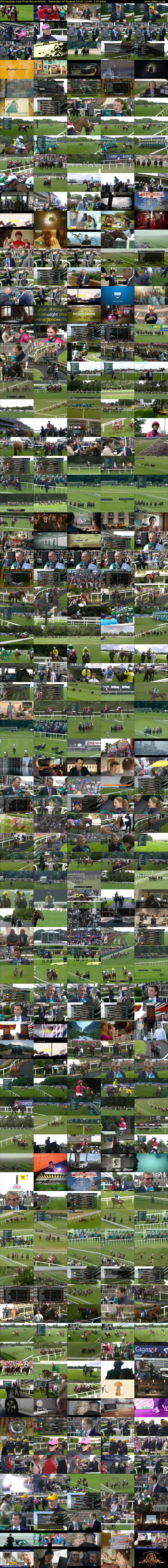 ITV Racing: Live from Ascot (ITV4) Saturday 10 August 2019 12:45 - 16:35