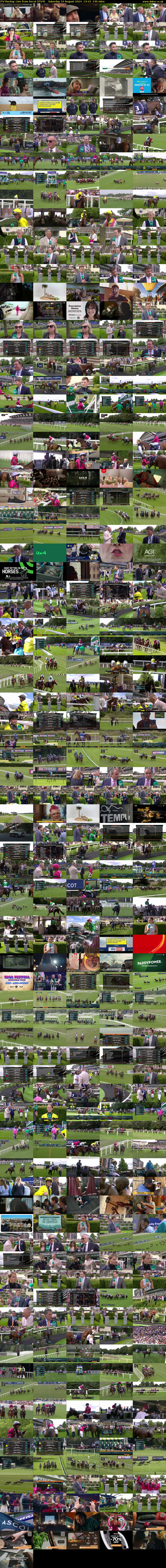 ITV Racing: Live from Ascot (ITV4) Saturday 10 August 2024 13:10 - 17:00