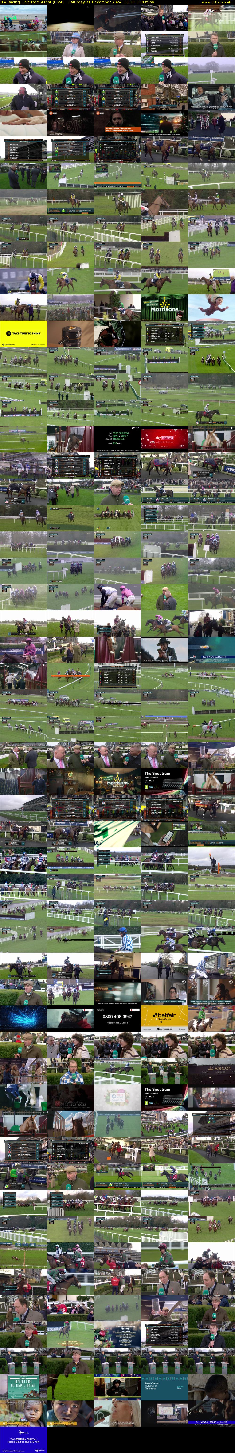 ITV Racing: Live from Ascot (ITV4) Saturday 21 December 2024 13:30 - 16:00