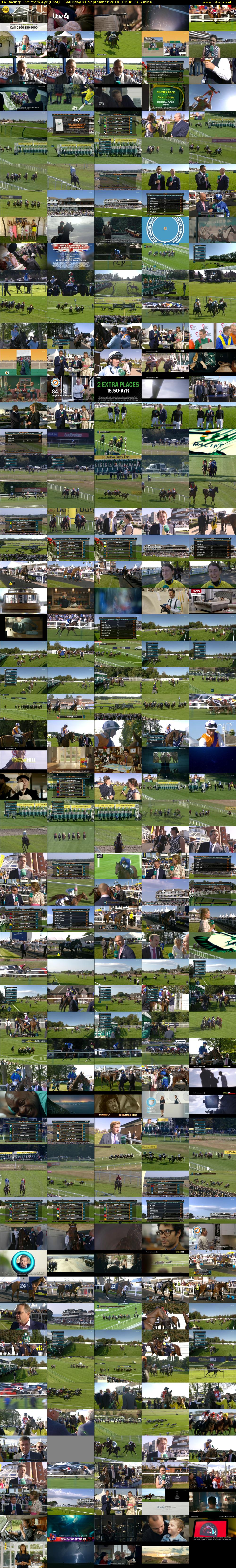 ITV Racing: Live from Ayr (ITV4) Saturday 21 September 2019 13:30 - 16:15