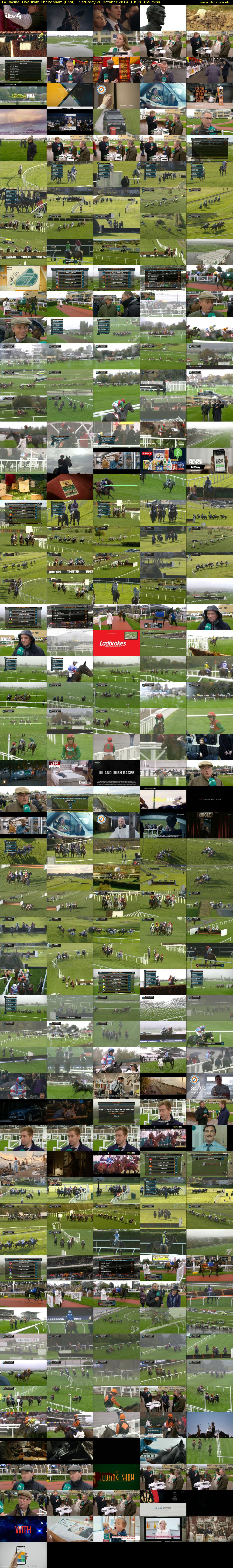 ITV Racing: Live from Cheltenham (ITV4) Saturday 26 October 2019 13:30 - 16:15