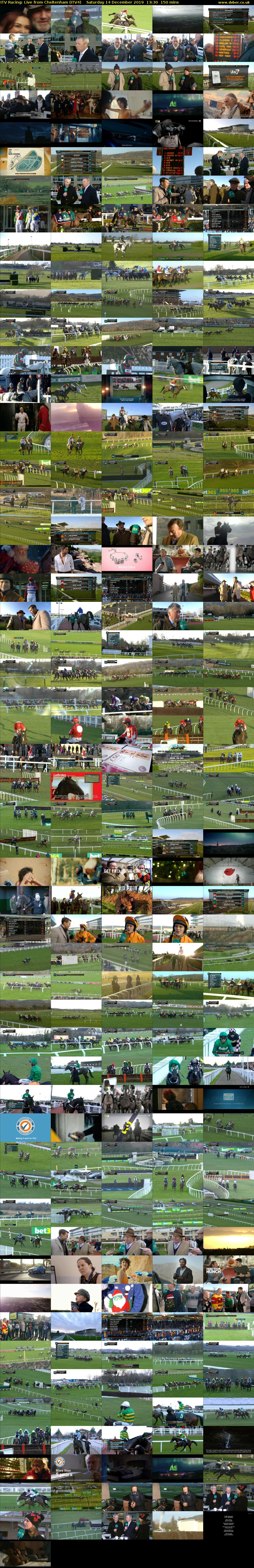 ITV Racing: Live from Cheltenham (ITV4) Saturday 14 December 2019 13:30 - 16:00