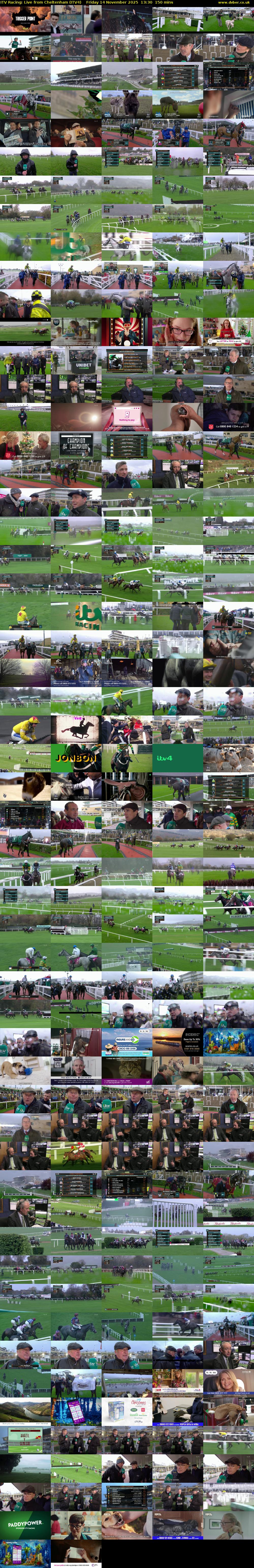 ITV Racing: Live from Cheltenham (ITV4) Friday 14 November 2025 13:30 - 16:00