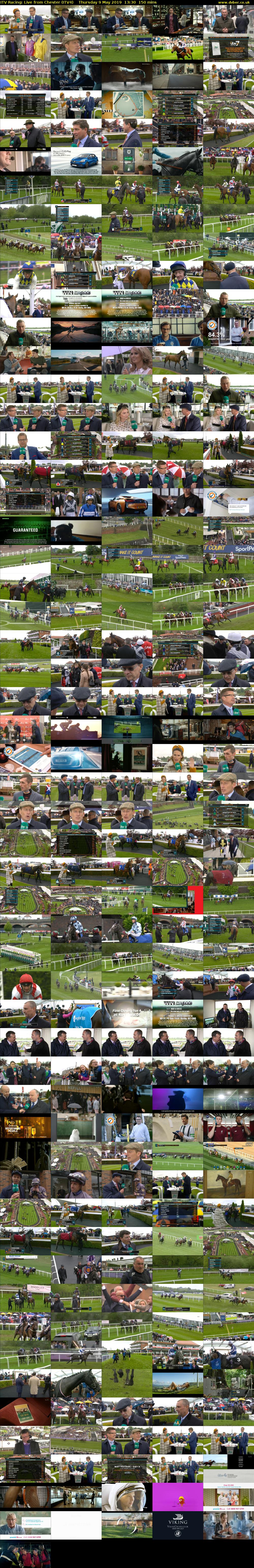 ITV Racing: Live from Chester (ITV4) Thursday 9 May 2019 13:30 - 16:00