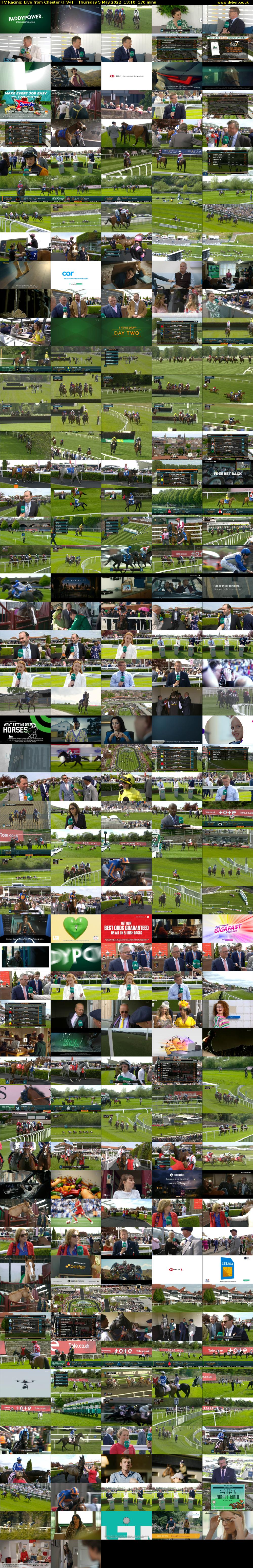 ITV Racing: Live from Chester (ITV4) Thursday 5 May 2022 13:10 - 16:00