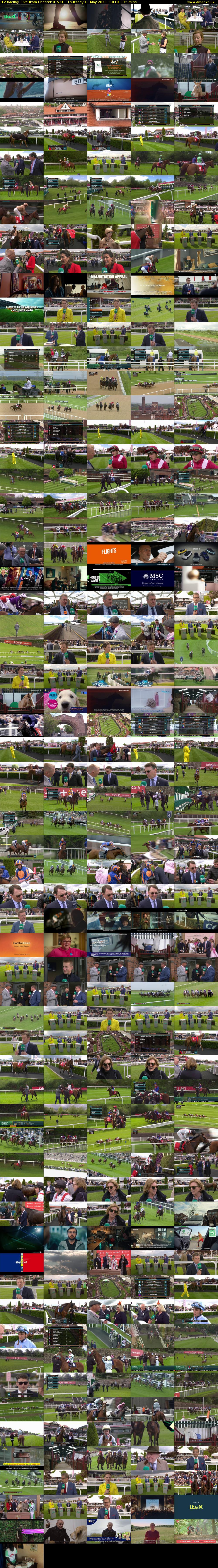 ITV Racing: Live from Chester (ITV4) Thursday 11 May 2023 13:10 - 16:05