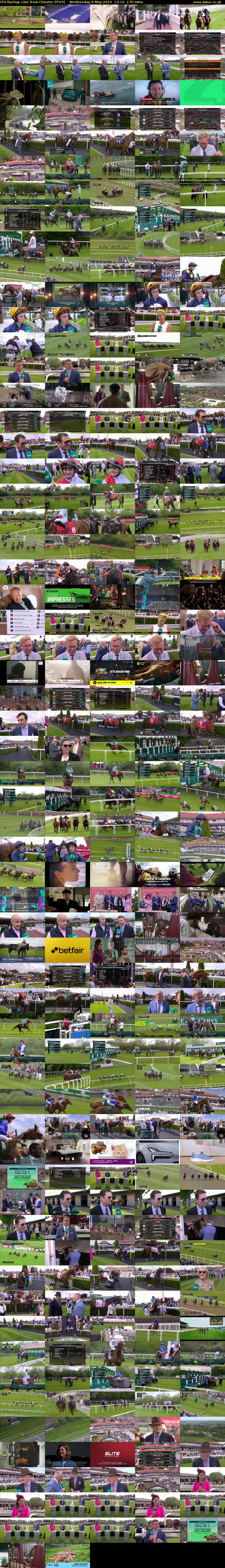 ITV Racing: Live from Chester (ITV4) Wednesday 8 May 2024 13:10 - 16:00