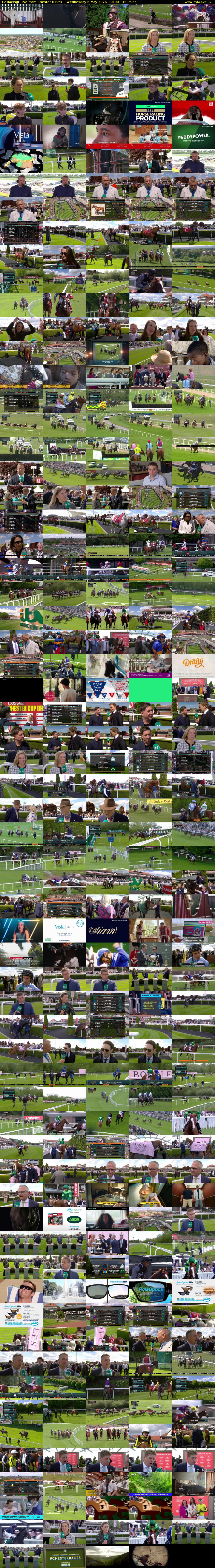 ITV Racing: Live from Chester (ITV4) Wednesday 6 May 2026 13:00 - 16:00