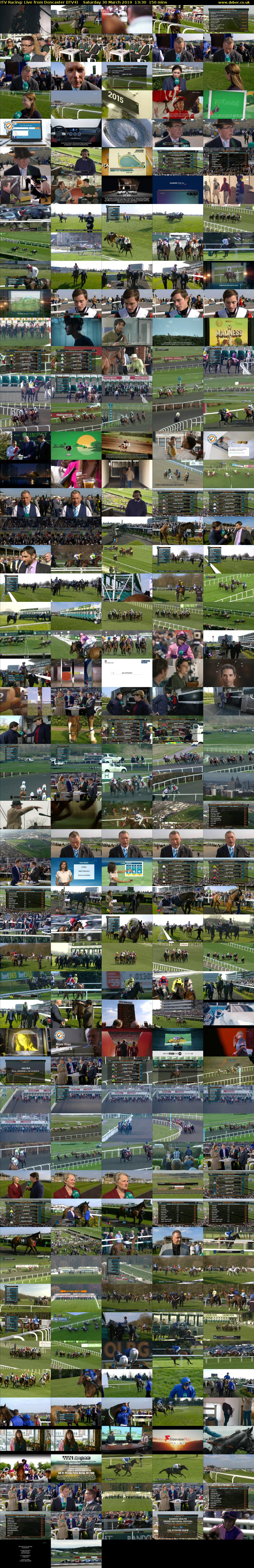 ITV Racing: Live from Doncaster (ITV4) Saturday 30 March 2019 13:30 - 16:00