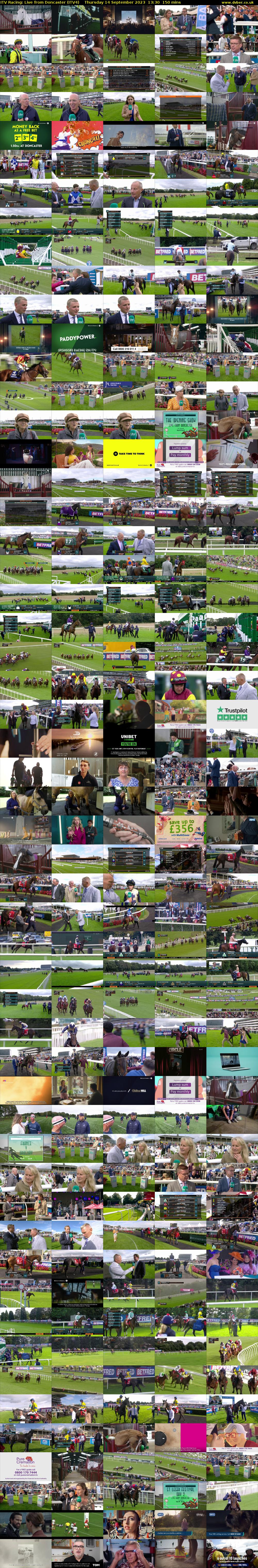 ITV Racing: Live from Doncaster (ITV4) Thursday 14 September 2023 13:30 - 16:00