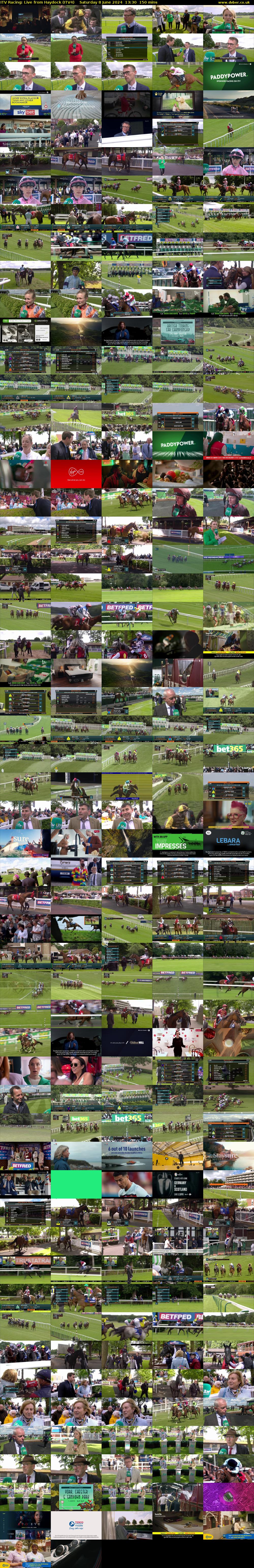 ITV Racing: Live from Haydock (ITV4) Saturday 8 June 2024 13:30 - 16:00